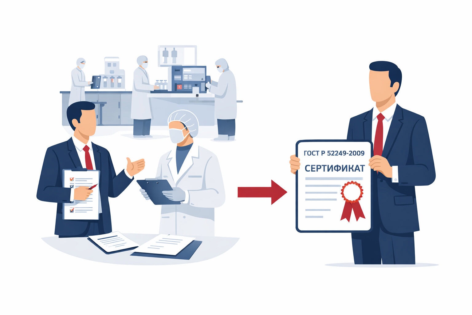 Процедура сертификации ГОСТ Р 52249-2009 в Казани